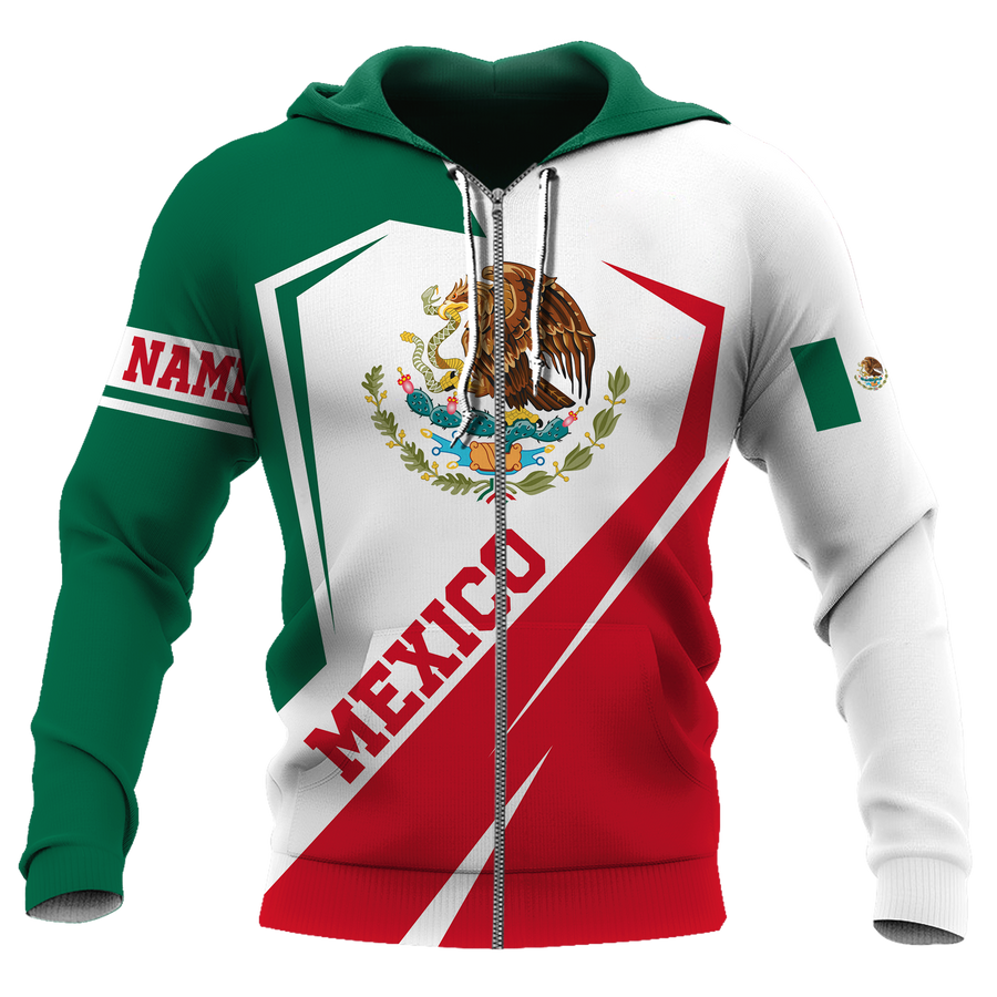 Mexico Hoodie Persionalized 3D All Over Printed Shirts