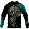 Aztec Warrior 3D All Over Printed Unisex Hoodie no3