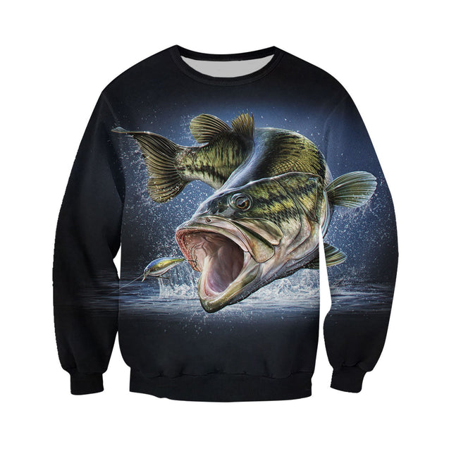 3D All Over Printed I Love Fishing Shirts-Apparel-HP Arts-Sweatshirt-S-Vibe Cosy™