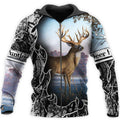 Camo Deer Hunting Hoodie T-Shirt Sweatshirt NM-Apparel-NM-Zipped Hoodie-S-Vibe Cosy™