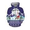 Santa Claus Goes Fishing For Xmas - Blue version TR8601 - Amaze Style™-Apparel