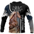 Beautiful Horse Shirt - Winter Set for Men and Women JJ101201-Apparel-NNK-Zipped Hoodie-S-Vibe Cosy™