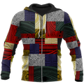 Polynesian All Over Hoodie Design Retro Patchwork JJ310101 PL-Apparel-PL8386-Zipped Hoodie-S-Vibe Cosy™