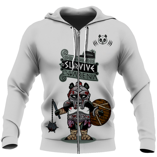 Don't hope survive in my arena NNKPD3-Apparel-NNK-Zip-Up Hoodie-S-Vibe Cosy™