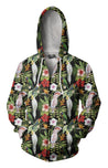 Major Mitchell’s Cockatoo Parrot and Flower Shirt-Apparel-Phaethon-Zip-S-Vibe Cosy™