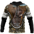 Pheasant Hunting Wirehaired Pointing Griffon 3D All Over Printed Shirts For Men And Women JJ150105-Apparel-MP-Zipped Hoodie-S-Vibe Cosy™