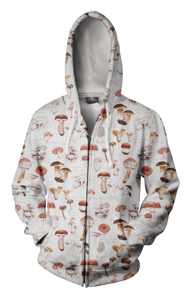 3D All Over Printing Cute Pink Mushroom Shirt-Apparel-Phaethon-Zip-S-Vibe Cosy™