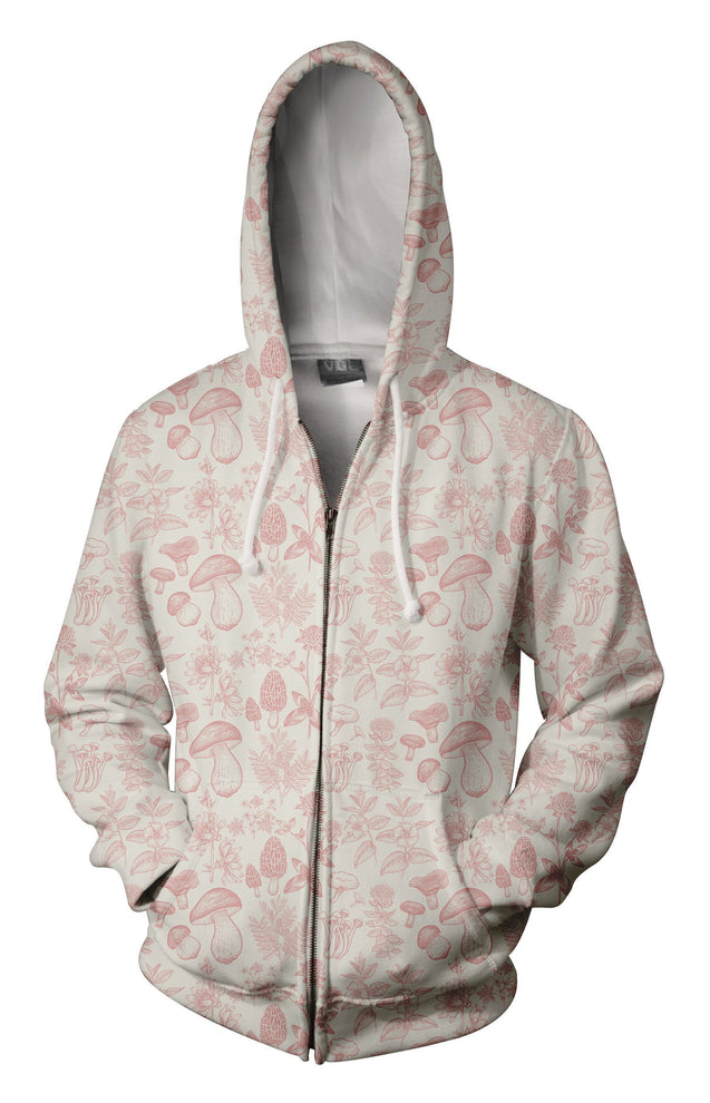 3D All Over Printing Red Pink Mushroom Premium Shirt-Apparel-Phaethon-Zip-S-Vibe Cosy™