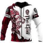 The Red Lion Tattoo Over Printed Hoodie