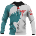 Beautiful Nurse 3D All Over Printed Shirts For Men and Women JJ130401-Apparel-TT-Zipped Hoodie-S-Vibe Cosy™