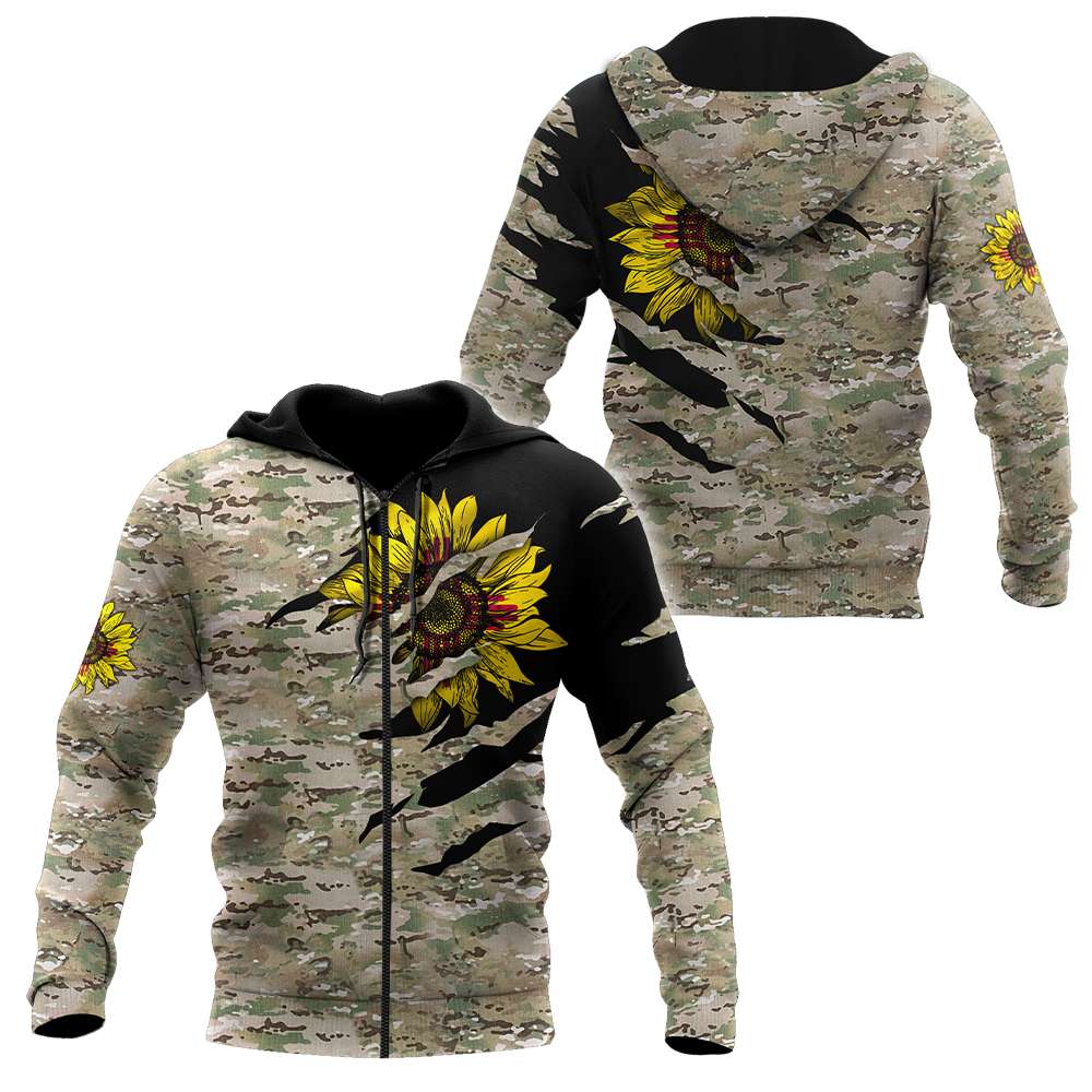 New Mexico Sunflower Camo 3D All Over Printed Unisex Shirts