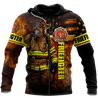 Brave Firefighter-Fireman 3D All Over Printed Shirts For Men and Women TA0822202