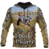 Mallard Duck Hunting 3D All Over Printed Shirts for Men and Women JJ20112-Apparel-TT-Zipped Hoodie-S-Vibe Cosy™