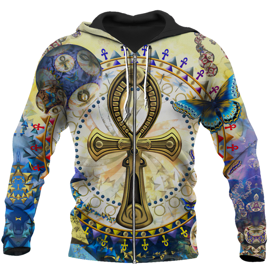 3D All Over Printed Ankh Egypt Hoodie Clothes JJ120203-Apparel-MP-Hoodie-S-Vibe Cosy™