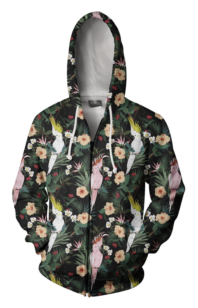 3D Beautiful Major Mitchell’s Cockatoo Parrot Shirt-Apparel-Phaethon-Zip-S-Vibe Cosy™