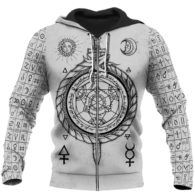 Alchemy 3D All Over Printed Shirts Hoodie JJ030102-Apparel-MP-Zipped Hoodie-S-Vibe Cosy™