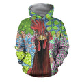 3D All Over Printed Chicken Art Shirts and Shorts-Apparel-6teenth World-ZIPPED HOODIE-S-Vibe Cosy™