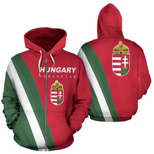 Hungary Hoodie - Special-Apparel-PL8386-Zipped Hoodie-S-Vibe Cosy™