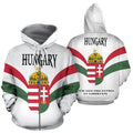 Wings of Hungary Zip Up Hoodie-Apparel-PL8386-Zipped Hoodie-S-Vibe Cosy™