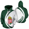 Hungary Coat Of Arms Zip Up Hoodie - Circle Style 01-Apparel-PL8386-Zipped Hoodie-S-Vibe Cosy™