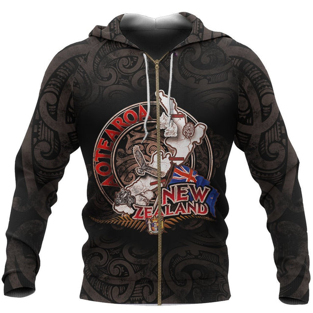 Aotearoa-New Zealand My World Hoodie PL172-Apparel-PL8386-Zipped Hoodie-S-Vibe Cosy™