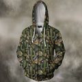 All Over Print Cactus And Skull-Apparel-NTH-Zip-S-Vibe Cosy™
