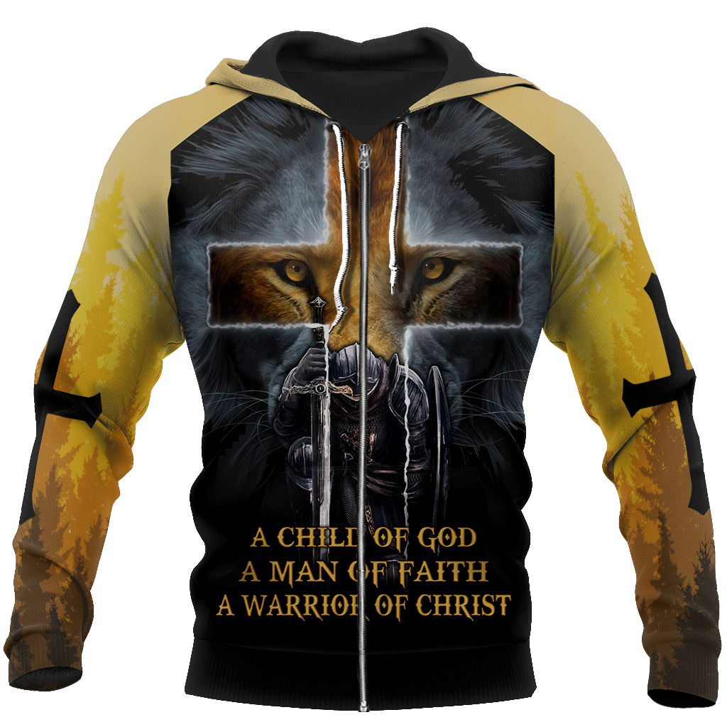 Knight God Jesus 3D All Over Printed Shirt Hoodie For Men And Women MP933 - Amaze Style™-Apparel