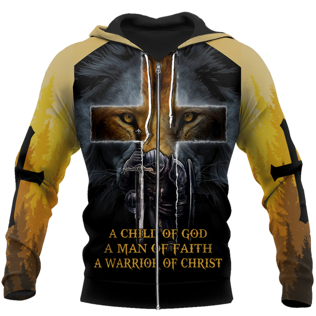 Knight God Jesus 3D All Over Printed Shirt Hoodie For Men And Women MP933 - Amaze Style™-Apparel