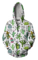3D All Over Printing Cactus Quotes Shirt-Apparel-NTH-Zip-S-Vibe Cosy™