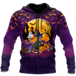 Happy halloween rottweiler hoodie shirt for men and women JJW11092002