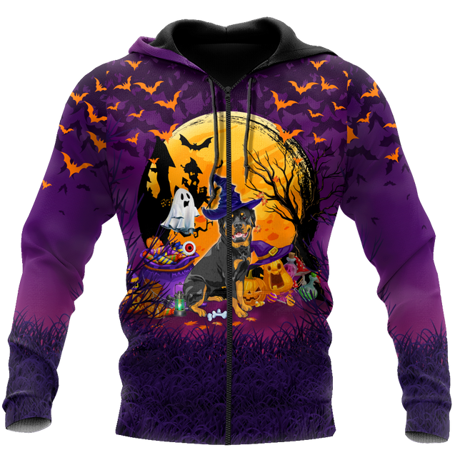 Happy halloween rottweiler hoodie shirt for men and women JJW11092002