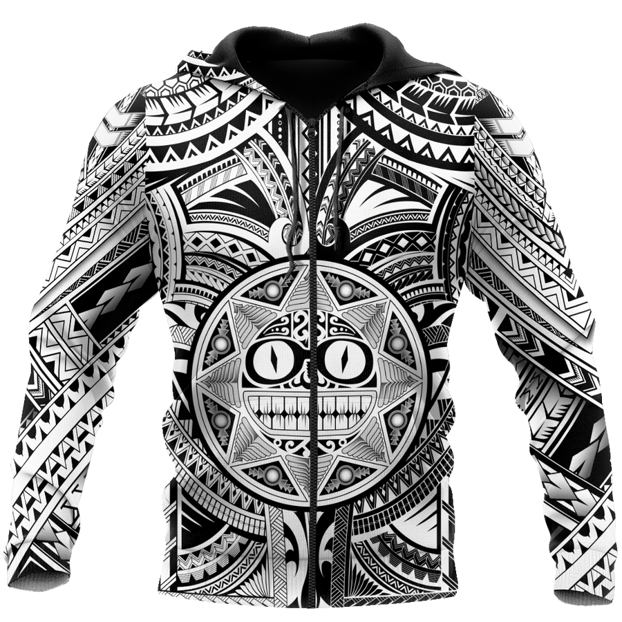 Amazing Polynesian Tattoo And Hawaii Hoodie-ML-Apparel-ML-Hoodie-S-Vibe Cosy™