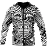 Amazing Polynesian Tattoo And Hawaii Hoodie-ML-Apparel-ML-Zipped Hoodie-S-Vibe Cosy™