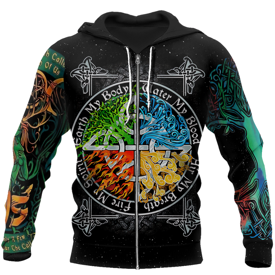Alchemy Four Elements 3D All Over Printed Shirts Hoodie JJ130103-Apparel-MP-Hoodie-S-Vibe Cosy™