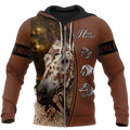 Appaloosa Horse 3D All Over Printed Shirts JJ070503-Apparel-TA-Zipped Hoodie-S-Vibe Cosy™