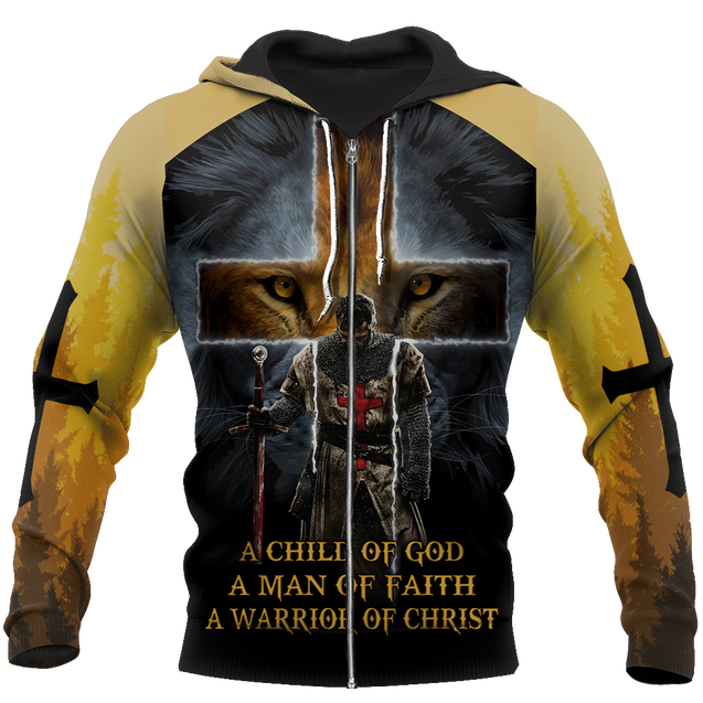 Knight God Jesus 3D All Over Printed Shirt Hoodie For Men And Women JJ240301 - Amaze Style™-Apparel