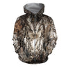 3D All Over Printed Camouflage Owl Art Shirts-Apparel-HP Arts-ZIPPED HOODIE-S-Vibe Cosy™