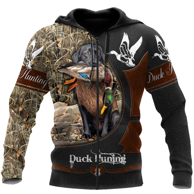 Mallard Duck Hunting 2.0 3D All Over Printed Shirts for Men and Women JJ29052001-Apparel-TT-Zipped Hoodie-S-Vibe Cosy™