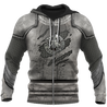 Knight Templar 3D All Over Printed Hoodie Chainmail JJ050301-Apparel-MP-zip-up hoodie-S-Vibe Cosy™