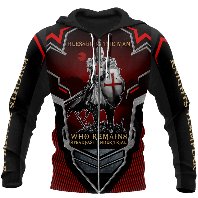 KNIGHT TEMPLAR 3D ALL OVER PRINTED SHIRTS MP926-Apparel-MP-Hoodie-S-Vibe Cosy™