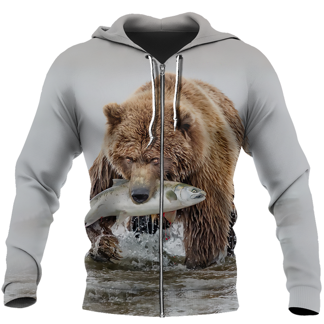 Love bear 3D all over printer shirts for man and women JJ251203 PL-Apparel-PL8386-zip-up hoodie-S-Vibe Cosy™