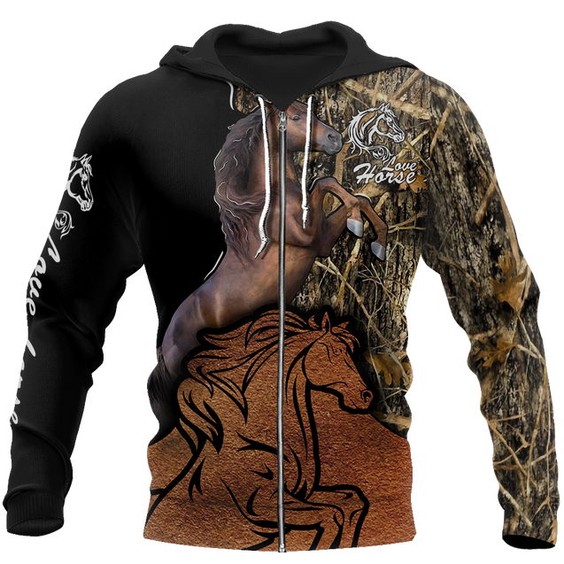 Beautiful Horse Shirt Muddy Design - Winter Set for Men and Women JJ111201-Apparel-NNK-Hoodie-S-Vibe Cosy™