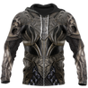 3D Printed Hoodie Chainmail Knight Armor Clothes JJ060304-Apparel-MP-zip-up hoodie-S-Vibe Cosy™