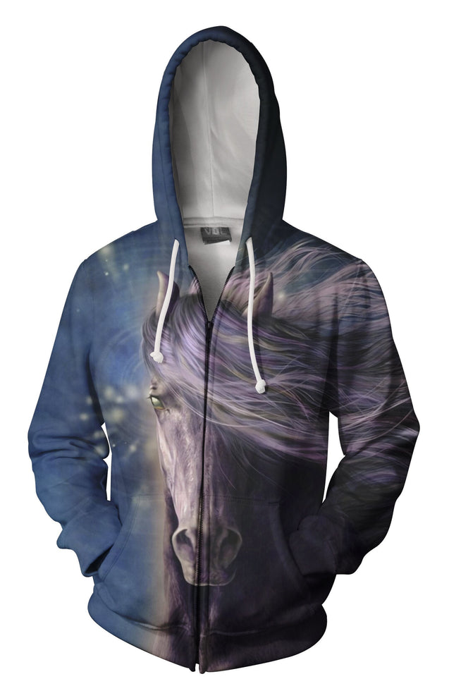 3D All Over Printing Dreamy Horse With Stars Shirts-Apparel-NNK-Zip-S-Vibe Cosy™