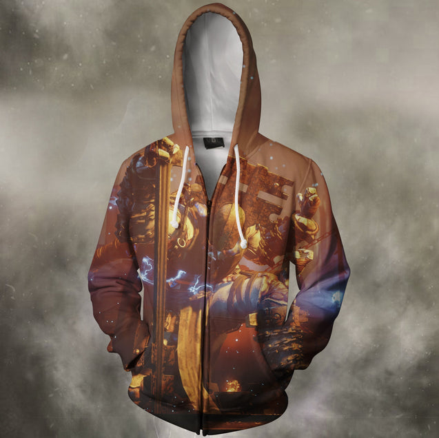 3D All Over Print Destiny Art Hoodie-Apparel-Phaethon-Zip-S-Vibe Cosy™