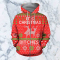3D All Over Printed It's Christmas Ugly Shirts and Shorts-Christmas-HP Arts-Zipped Hoodie-XS-Vibe Cosy™