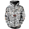 3D All Over Printed History Of Cameras Shirts And Shorts-Apparel-HP Arts-ZIPPED HOODIE-S-Vibe Cosy™