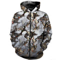 3D All Over Printed Duck Hunting Shirts-Apparel-6teenth World-ZIPPED HOODIE-S-Vibe Cosy™