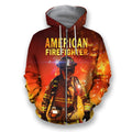 All over printed firefighter hoodie-Apparel-HbArts-Zip-Hoodie-S-Vibe Cosy™