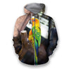 All Over Printed Parrots Shirts H407-Apparel-HbArts-Zip-Hoodie-S-Vibe Cosy™